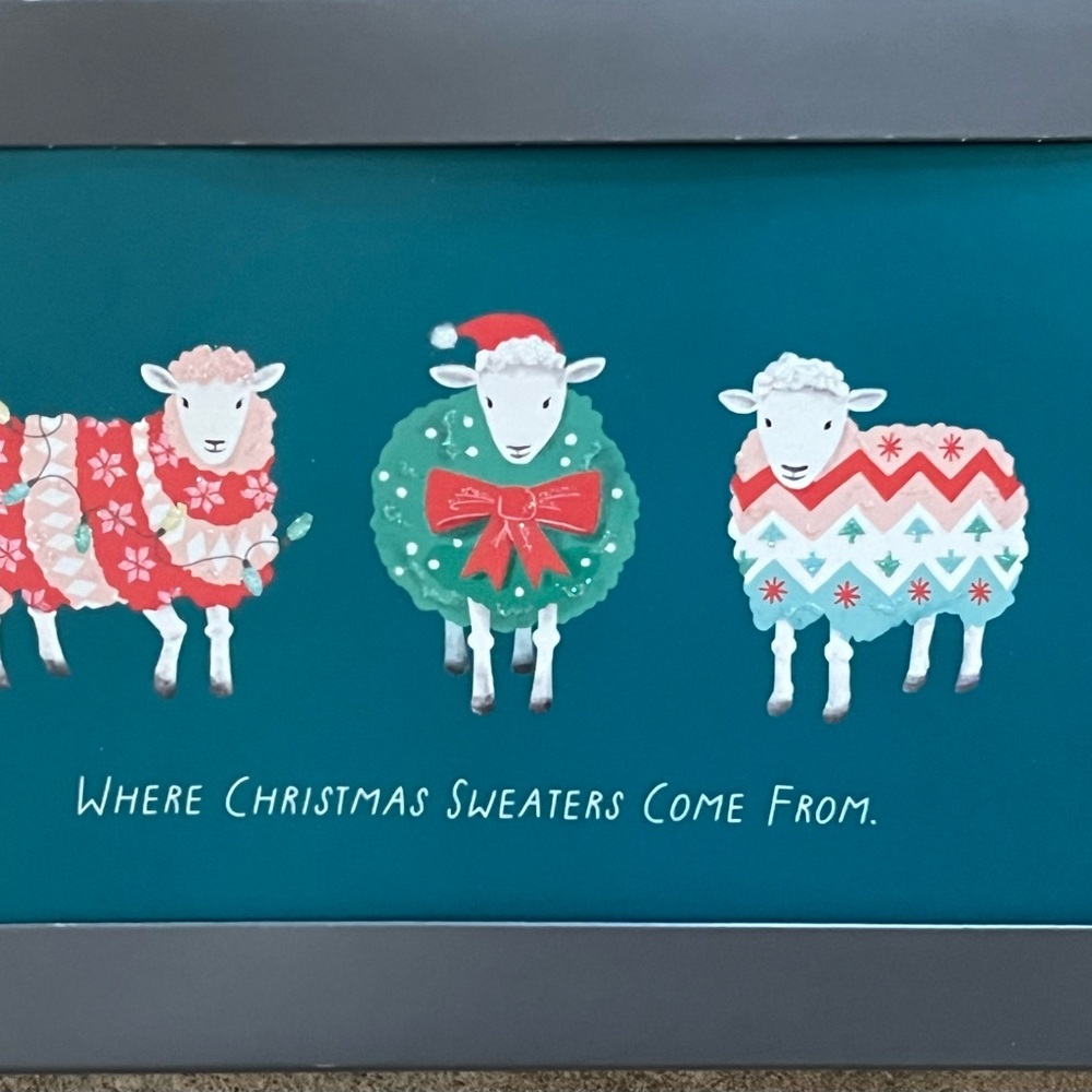 New Festive Sheep Holiday Christmas Cards by Hallmark Sheep Christmas Sweaters